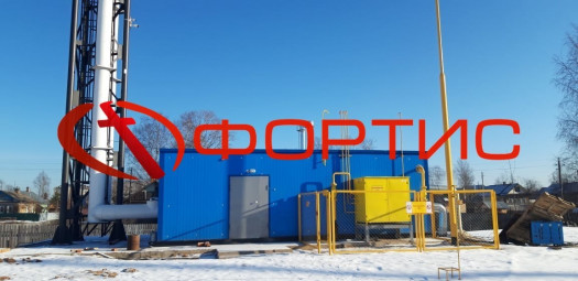 Фотография объекта «Блочно-модульная котельная ТКУ 2200 кВт для школы с бассейном в г. Соколе, Вологодской области»